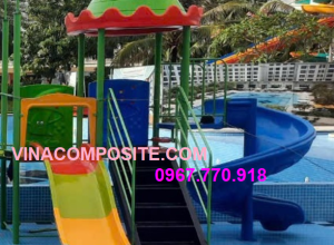 Cầu trượt hồ bơi cho bé