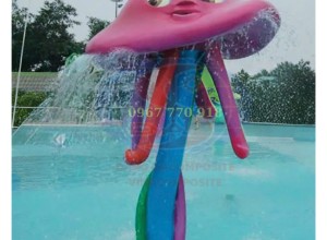 Nấm hình con sứa phun nước