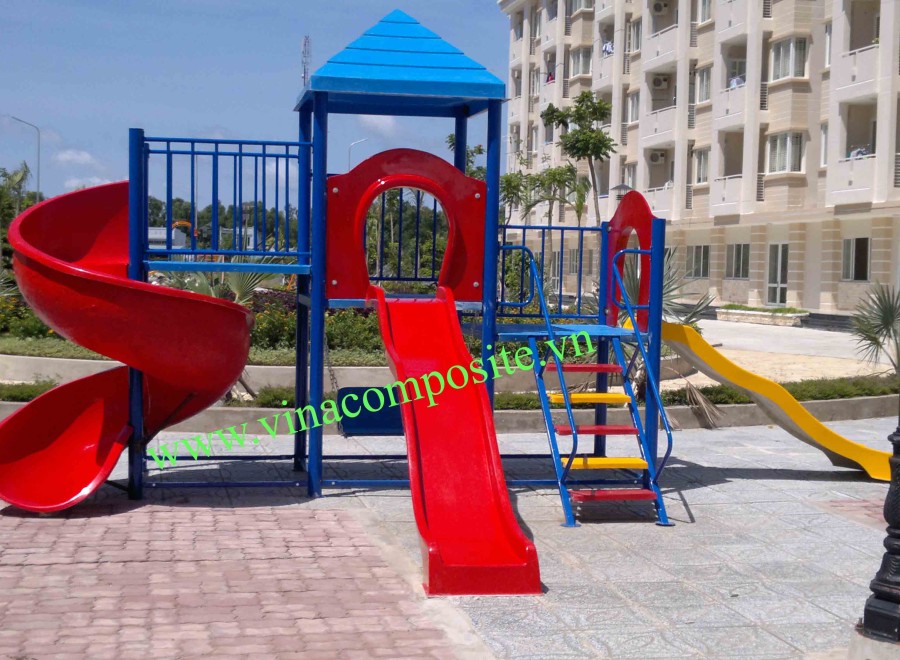 Bộ cầu trượt vận động trẻ em