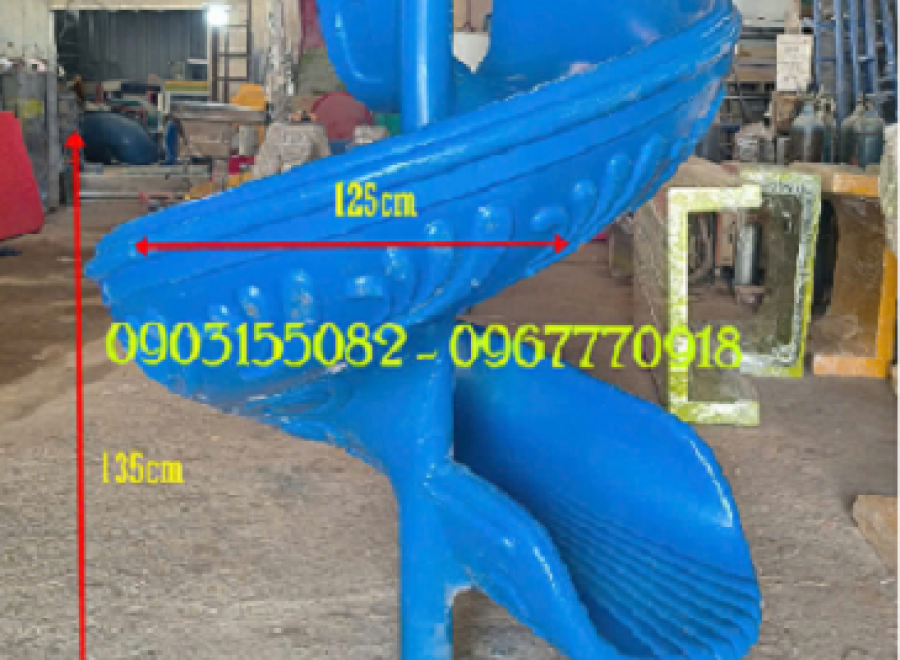 Cầu trượt máng xoắn nhập khẩu