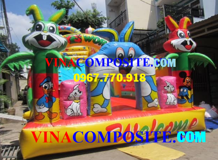 Đồ chơi nhà phao nhún dành cho bé