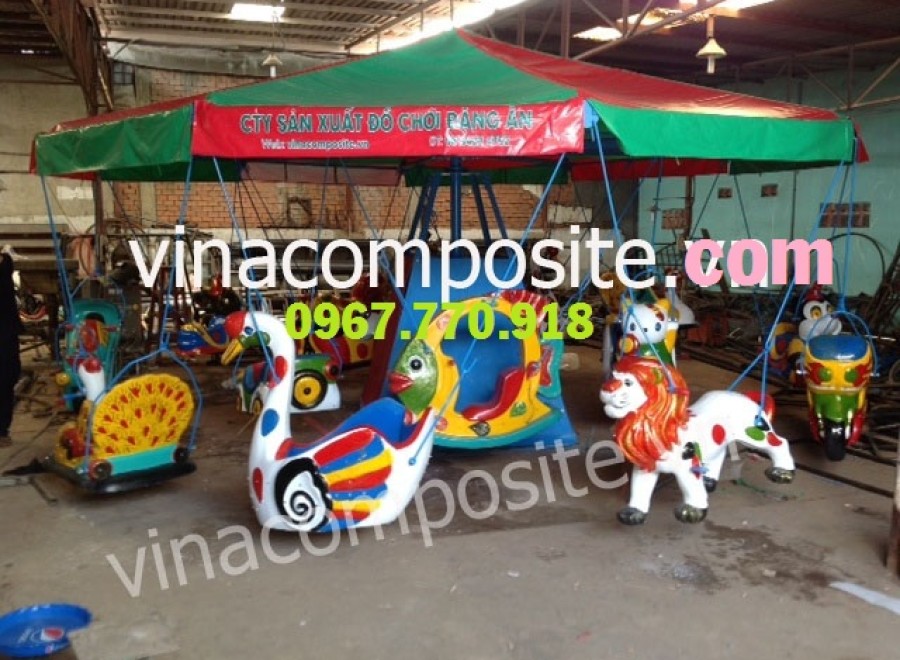 Đu quay ngựa giá rẻ 
