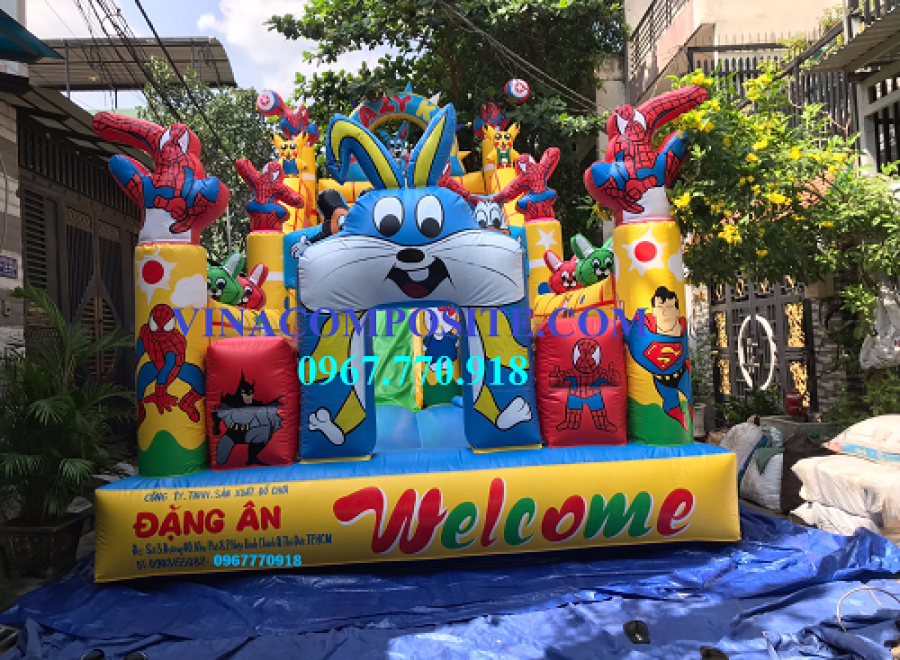 Nhà phao bơm hơi cho bé