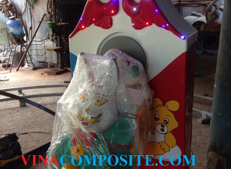 Thú nhún điện trẻ em lắp đặt khu vui chơi